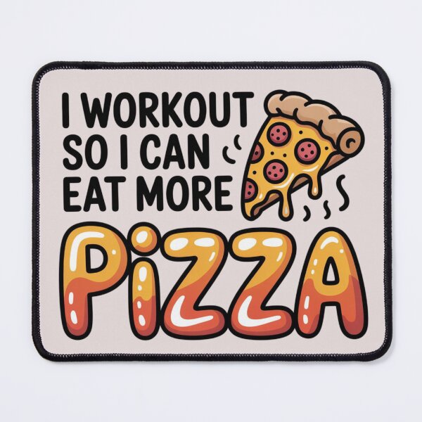Item preview, I workout so I can eat more pizza designed and sold by 123ks.