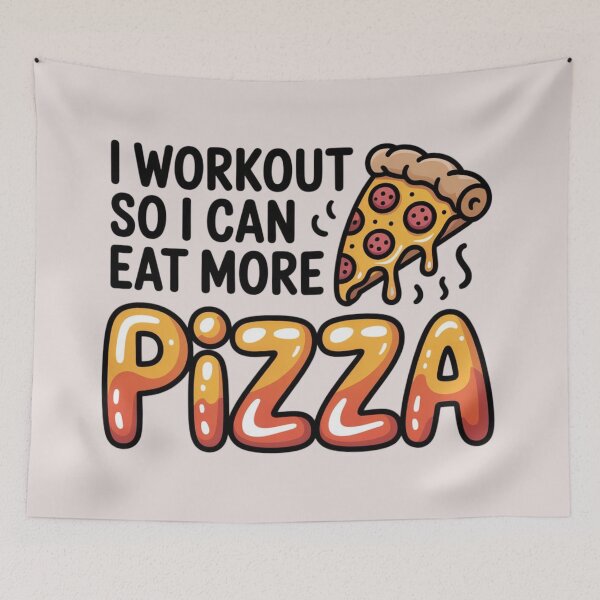 Item preview, I workout so I can eat more pizza designed and sold by 123ks.