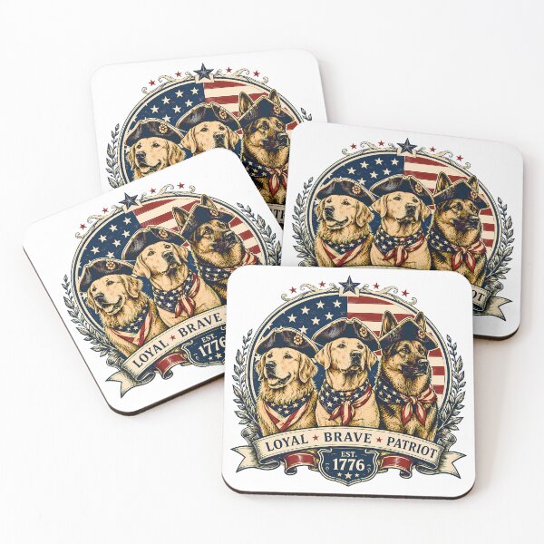 Item preview, Loyal Brave True Est 1776 Dogs Revolutionary War designed and sold by chattsuede.