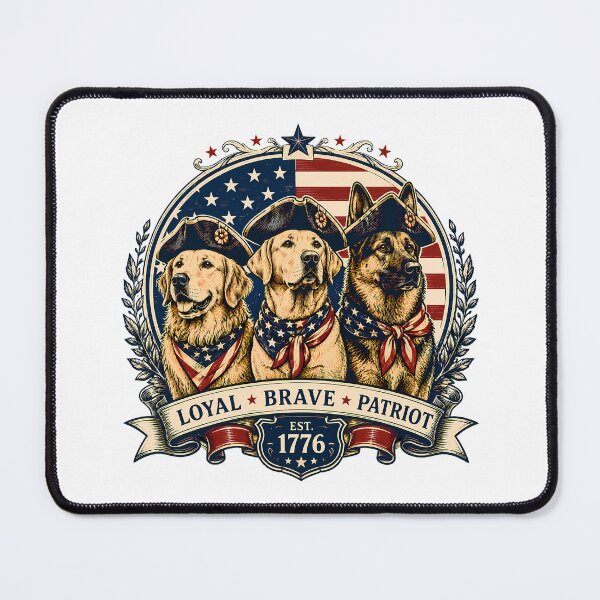 Item preview, Loyal Brave True Est 1776 Dogs Revolutionary War designed and sold by chattsuede.