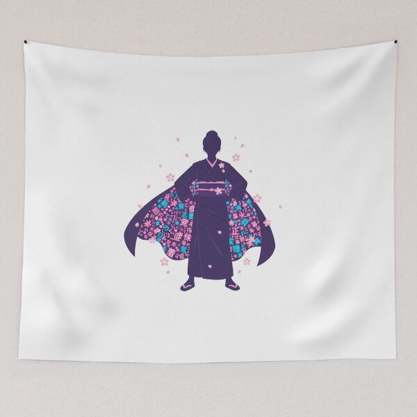 Item preview, Japanese teacher superhero cape hiragana kanji gift idea designed and sold by language-des.