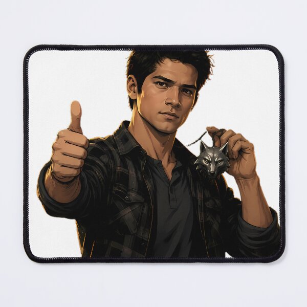 Item preview, Teen Werewolf Hero Wolf Pendant Thumbs Up Dark Comic Art Portrait designed and sold by LoomisDreams.