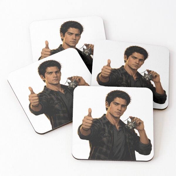 Item preview, Teen Werewolf Hero Wolf Pendant Thumbs Up Dark Comic Art Portrait designed and sold by LoomisDreams.