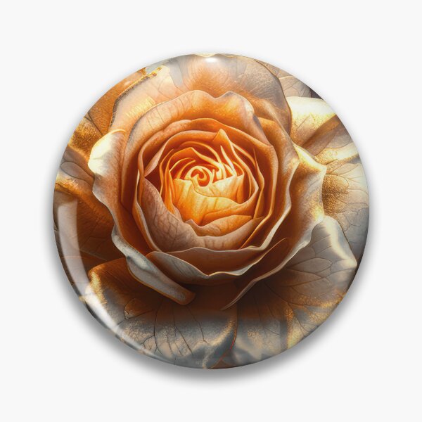 Artikelvorschau, Goldene Rose auf dunklem Hintergrund | Elegante Blumenkunst entworfen und verkauft von MargaretWiktor.
