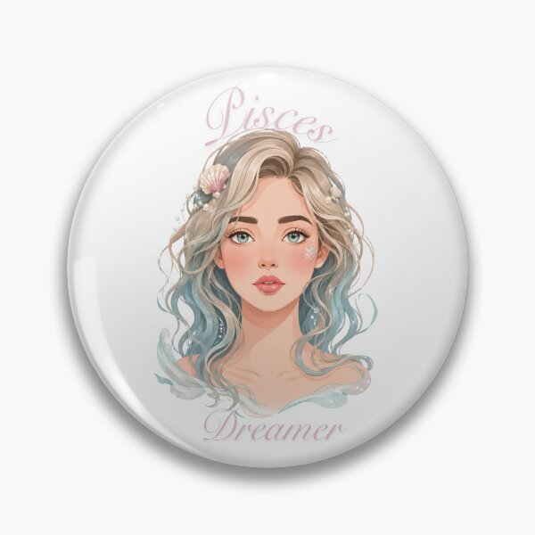 Item preview, Pisces Dreamer Zodiac Astrological Aesthetic Girl  designed and sold by Marcelina28.