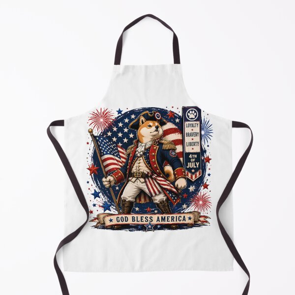 Item preview, Patriotic Shiba Inu 4th Of July Hero designed and sold by chattsuede.