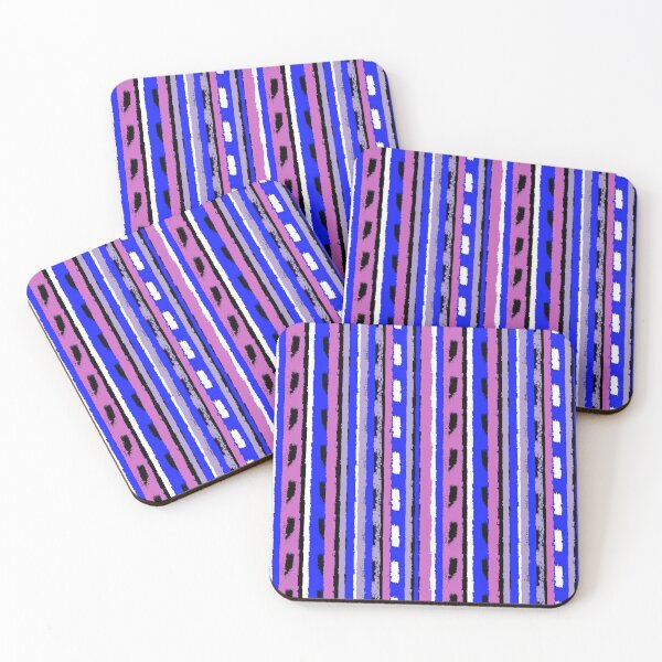 Item preview, Purple Chalk Stripe Seamless Repeat designed and sold by Sharon Schwalbe.