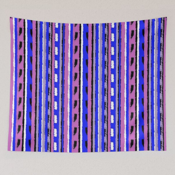 Item preview, Purple Chalk Stripe Seamless Repeat designed and sold by Sharon Schwalbe.