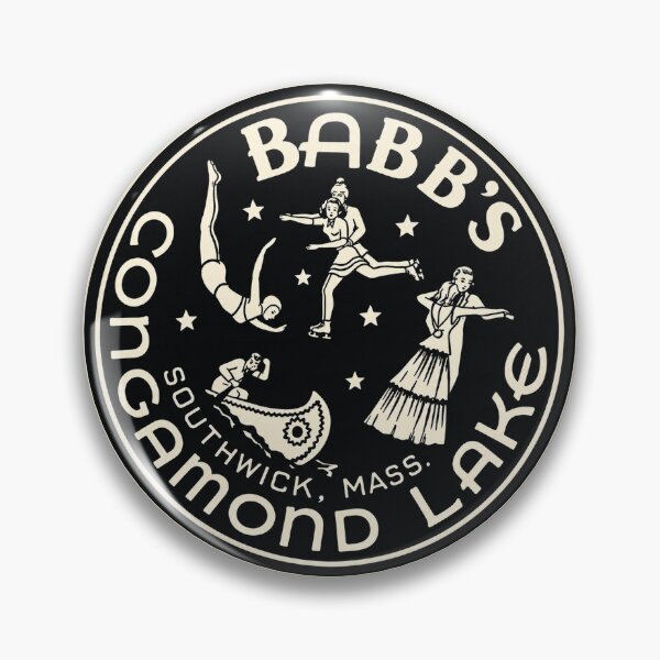 Item preview, Babb's Congamond Lake Southwick Massachusetts Roller Skating Rink Sticker Decal Label designed and sold by tislord.