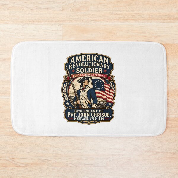 Item preview, Descendant Of Pvt John Chrisoe American Revolutionary Soldier designed and sold by chattsuede.