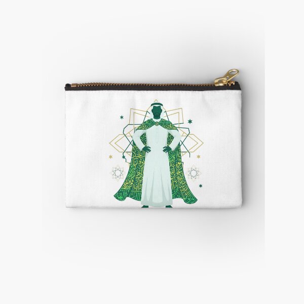 Item preview, Arabic teacher superhero calligraphy cape gold green gift idea designed and sold by language-des.