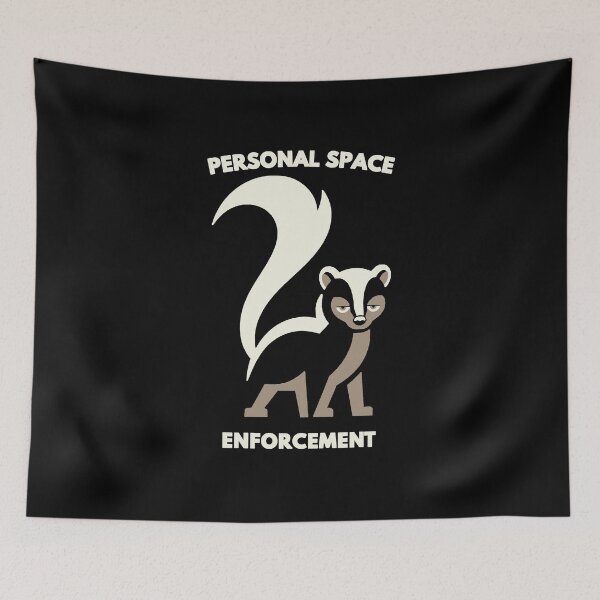 Item preview, Funny Skunk Personal Space Enforcement Animal Humor designed and sold by Lyfeinsights.