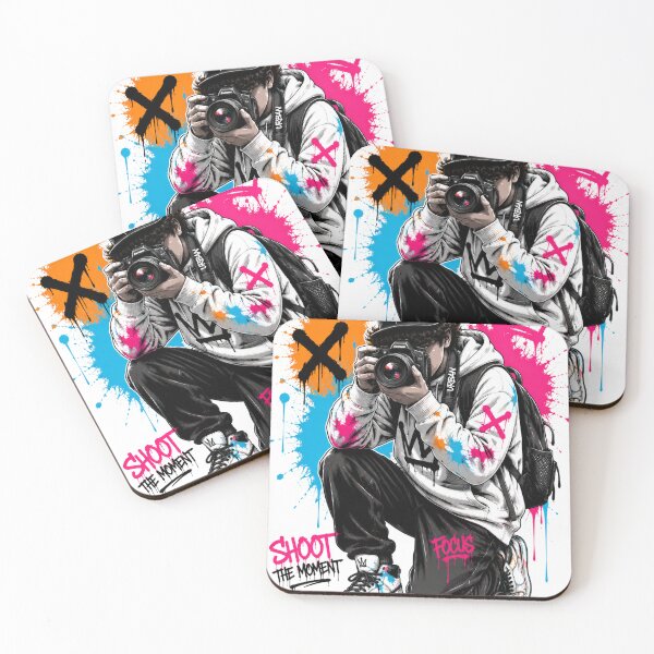 Item preview, Street Photographer Graffiti Tee | Creative Urban Fashion designed and sold by Golden Era Studio.