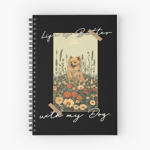 Item preview, Funny German Spitz Life is Better Floral Cottagecore Mom Dad Kids designed and sold by rafaeltto.