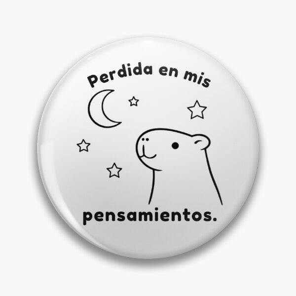 Item preview, Spanish Capibara – Cute Minimalist Design designed and sold by PAPIRO SIGLO XXI.