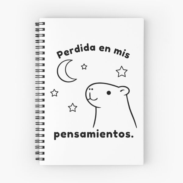 Item preview, Spanish Capibara – Cute Minimalist Design designed and sold by PAPIRO SIGLO XXI.