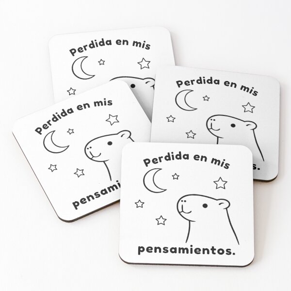 Item preview, Spanish Capibara – Cute Minimalist Design designed and sold by PAPIRO SIGLO XXI.