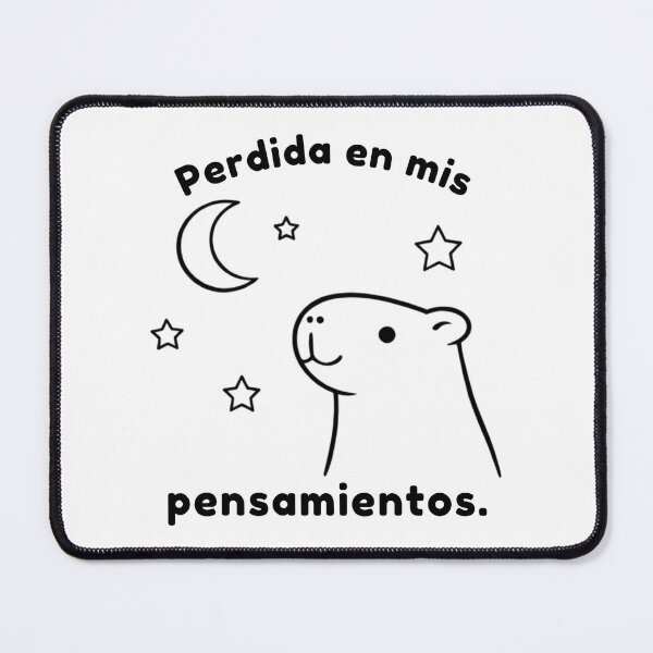 Item preview, Spanish Capibara – Cute Minimalist Design designed and sold by PAPIRO SIGLO XXI.