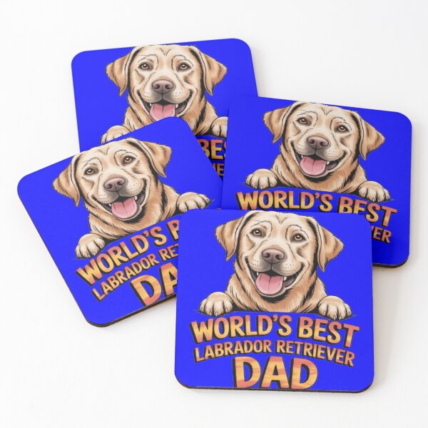 Item preview, Dog Pet Owner Art Design World's Best Labrador Retriever Dad designed and sold by fantasticdesign.