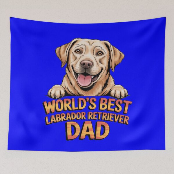 Item preview, Dog Pet Owner Art Design World's Best Labrador Retriever Dad designed and sold by fantasticdesign.