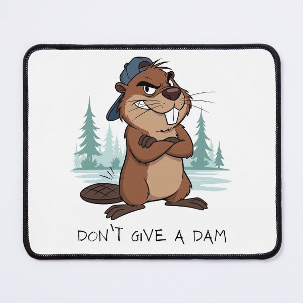 Item preview, Give a Dam Funny Beaver designed and sold by Wild-N-Awww.