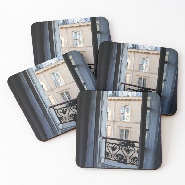 Item preview, Paris Window Morning – Haussmann Balcony Photography Print designed and sold by Lia-cheer.