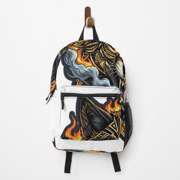 Item preview, Fire Wolf Geometric Tribal Art Sticker designed and sold by JeevanStickers.