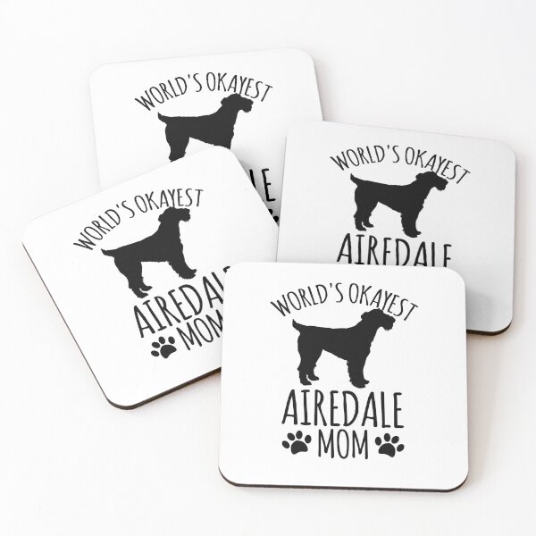 Item preview, Worlds Okayest Airedale Mom - Dog Mom designed and sold by kindxinn.
