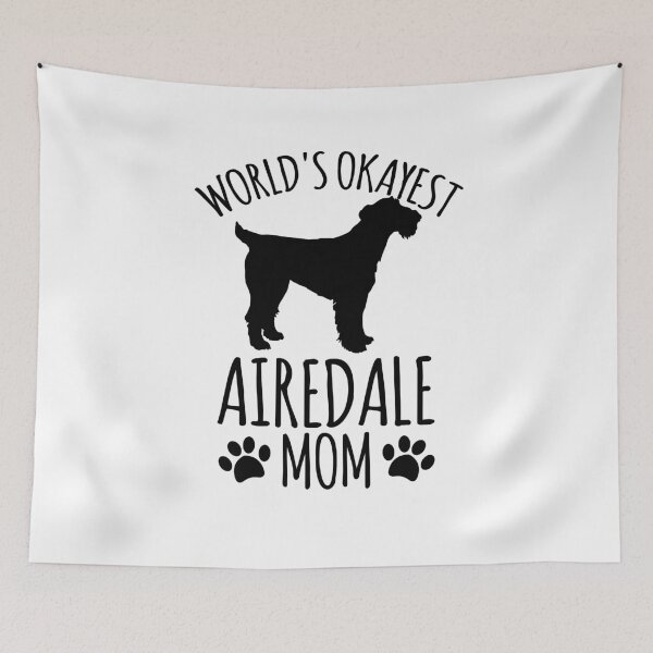 Item preview, Worlds Okayest Airedale Mom - Dog Mom designed and sold by kindxinn.