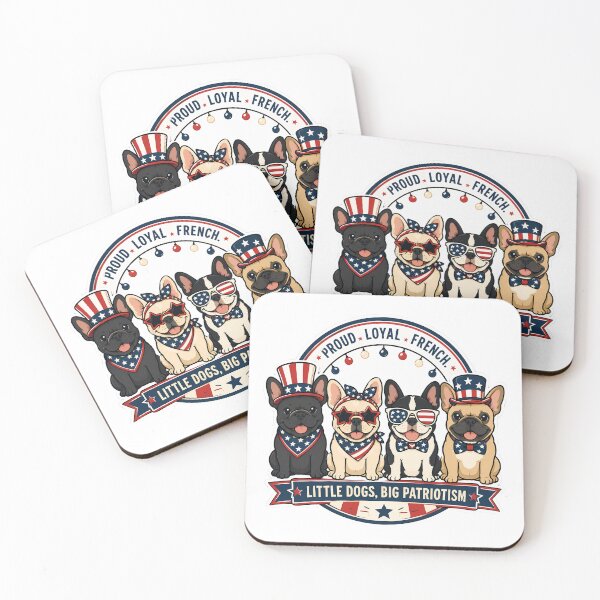 Item preview, Proud French Bulldog Patriot For 4th Of July designed and sold by chattsuede.