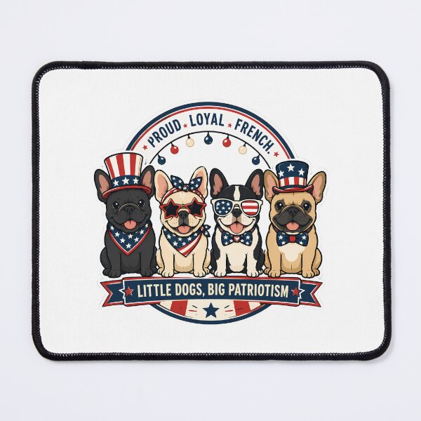 Item preview, Proud French Bulldog Patriot For 4th Of July designed and sold by chattsuede.