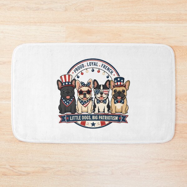 Item preview, Proud French Bulldog Patriot For 4th Of July designed and sold by chattsuede.