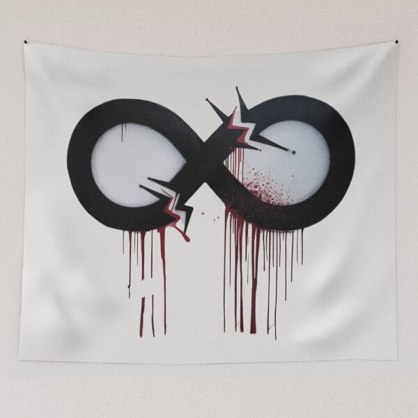 Item preview, banksy broken infinity  designed and sold by 123ks.