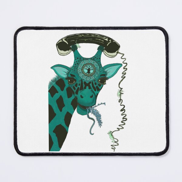 Item preview, giraffe-callture teal designed and sold by Whimsicalwakko's.
