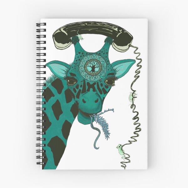Item preview, giraffe-callture teal designed and sold by Whimsicalwakko's.