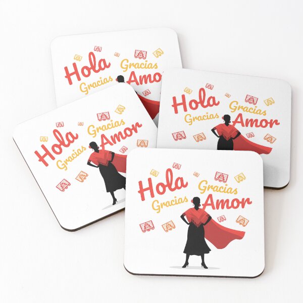 Item preview, Spanish teacher superhero flamenco cape hello thank you gift idea designed and sold by language-des.