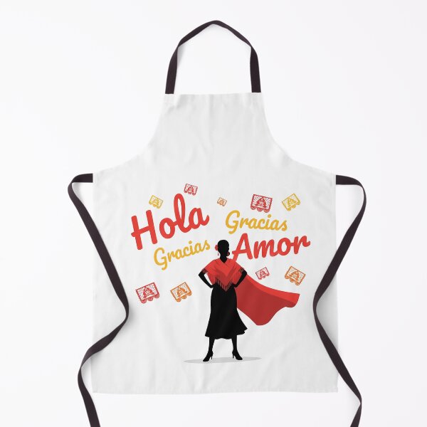 Item preview, Spanish teacher superhero flamenco cape hello thank you gift idea designed and sold by language-des.