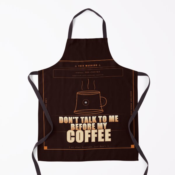 Item preview, Don't Talk To Me Before My Coffee Funny Dark Humor Mug designed and sold by Mega-Shopping.