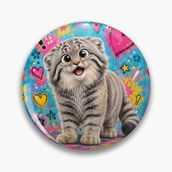 Item preview, Cute Graffiti Style Happy Kitten designed and sold by Pure Craft.