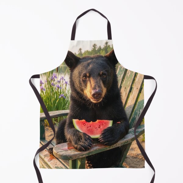 Item preview, Bear Cub Nibbles Watermelon designed and sold by Tridentulus.