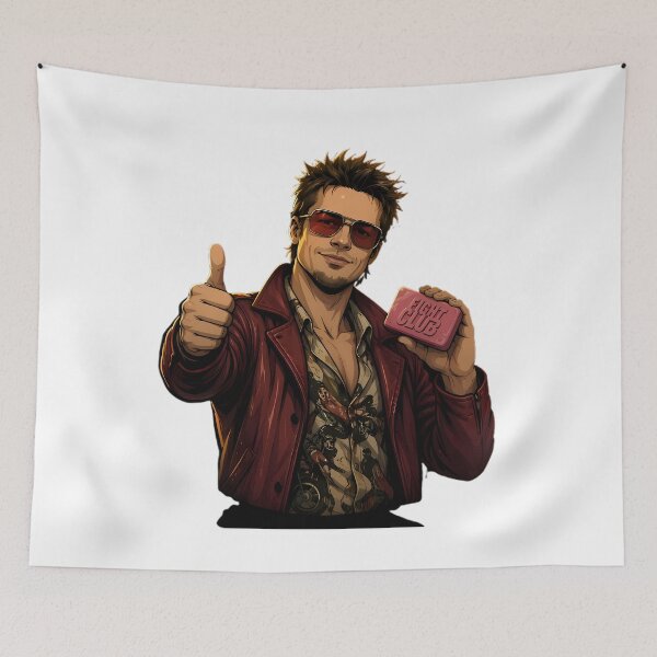 Item preview, Tyler Durden Fight Club Soap Thumbs Up Cult Movie Comic Art designed and sold by LoomisDreams.