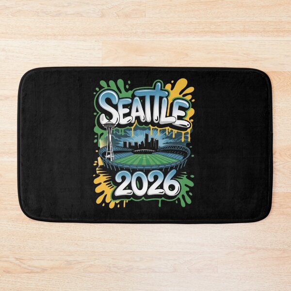Item preview, Seattle 2026  Space Needle Stadium Skyline T-Shirt V7 designed and sold by DarylWelsh2024.