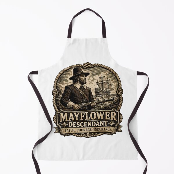 Item preview, Mayflower Descendant Faith Courage Endurance Heritage designed and sold by chattsuede.