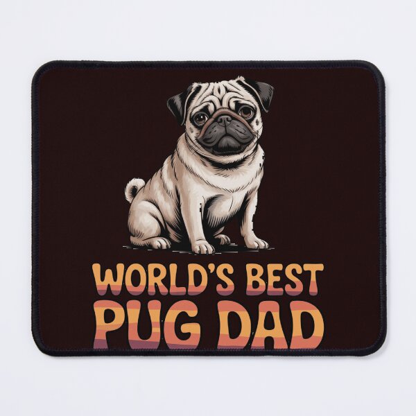 Item preview, Funny Humor Dog Pet Owner Art Design World's Best Pug Dad designed and sold by fantasticdesign.