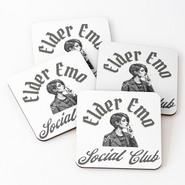 Item preview, Elder Emo Social Club designed and sold by petalandarmour.
