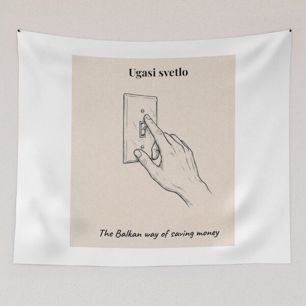 Item preview, Ugasi Svetlo – The Balkan Way of Saving Money designed and sold by Mastalina99.