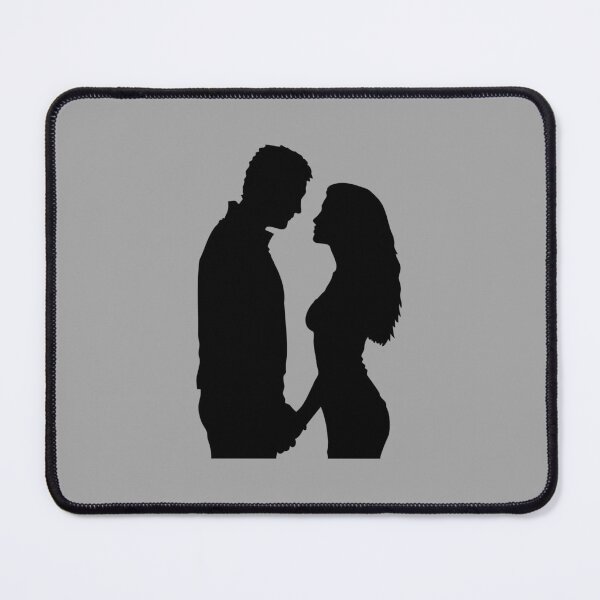 Item preview, Couple Silhouette Love Romance Together Valentines designed and sold by shirt-o-mat.