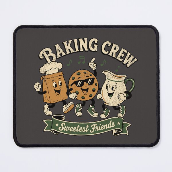 Item preview, Retro Baking Crew Sweetest Friends designed and sold by AwesomeBeyondLimits.