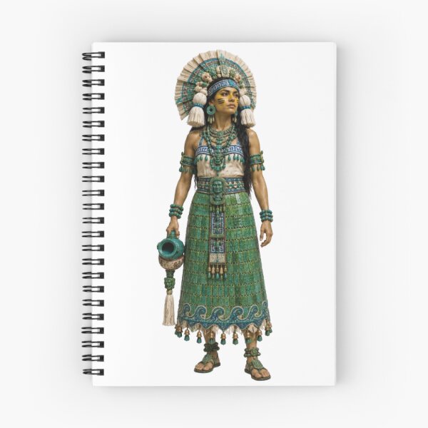 Item preview, Chalchiuhtlicue Aztec Goddess Water Rivers Fertility Mythology Design designed and sold by The Dark Files.