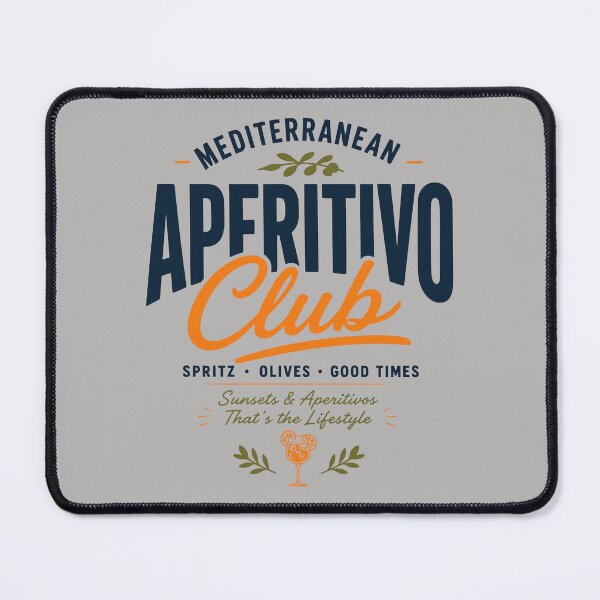 Item preview, Mediterranean Aperitivo Club Typography Summer Design designed and sold by MavtM.